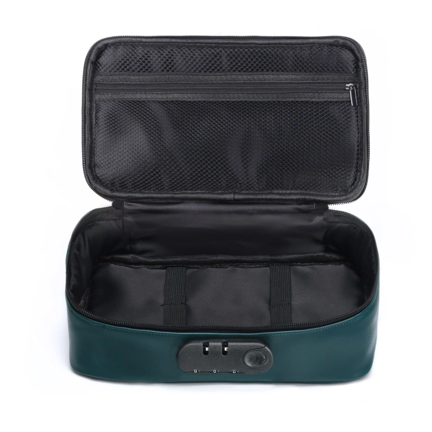 Кейс для игрушек Dorcel DISCREET BOX LUXURY GREEN, кодовый замок, 27×16×7,62 см фото 2
