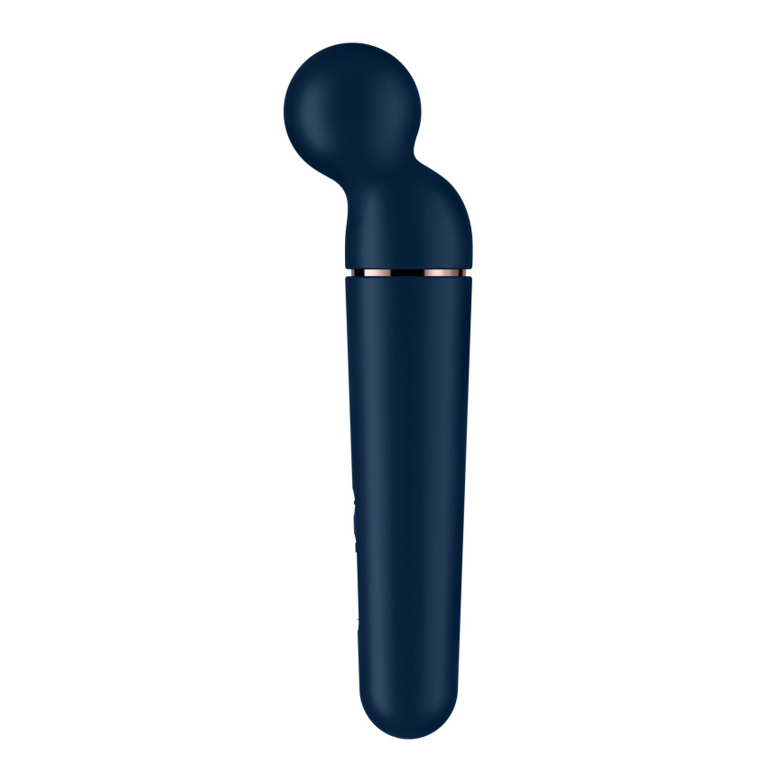 Вібромасажер Satisfyer Planet Wand-er Blue/Rosegold, дуже потужний, бездротовий фото 2