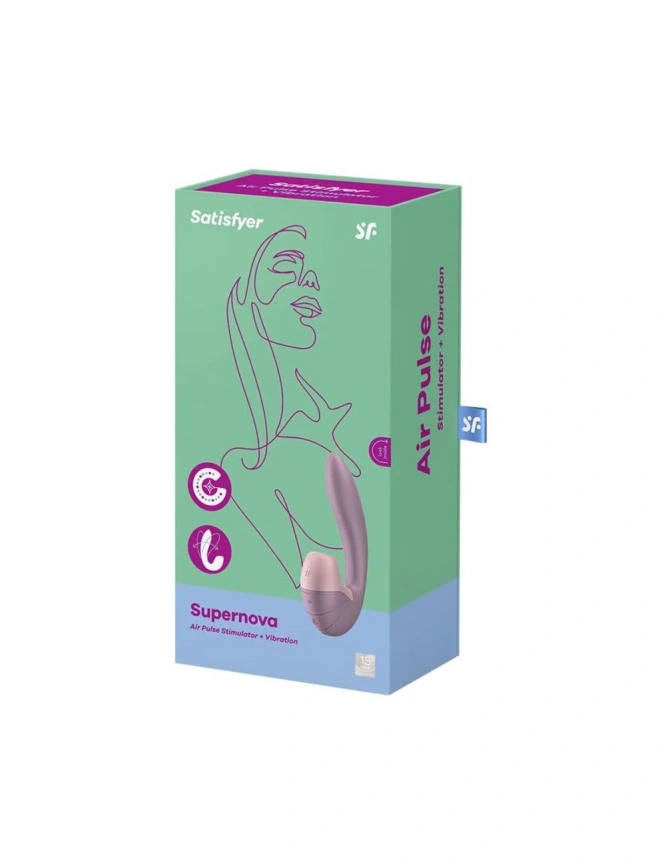 Вакуумный вибратор Satisfyer Supernova Old Rose, 2 положения ствола фото 3