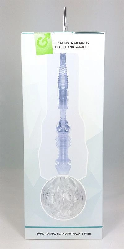 Мастурбатор-вагина Fleshlight Ice Lady Crystal, полупрозрачный материал и корпус фото 4