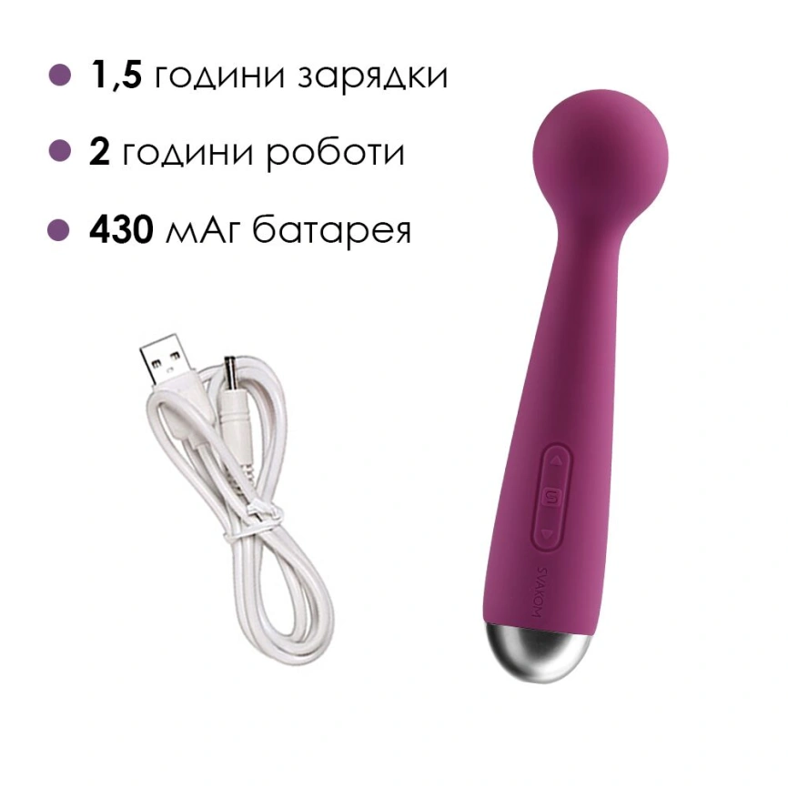 Вибромассажер с интеллектуальным режимом Svakom Mini Emma Violet фото 4