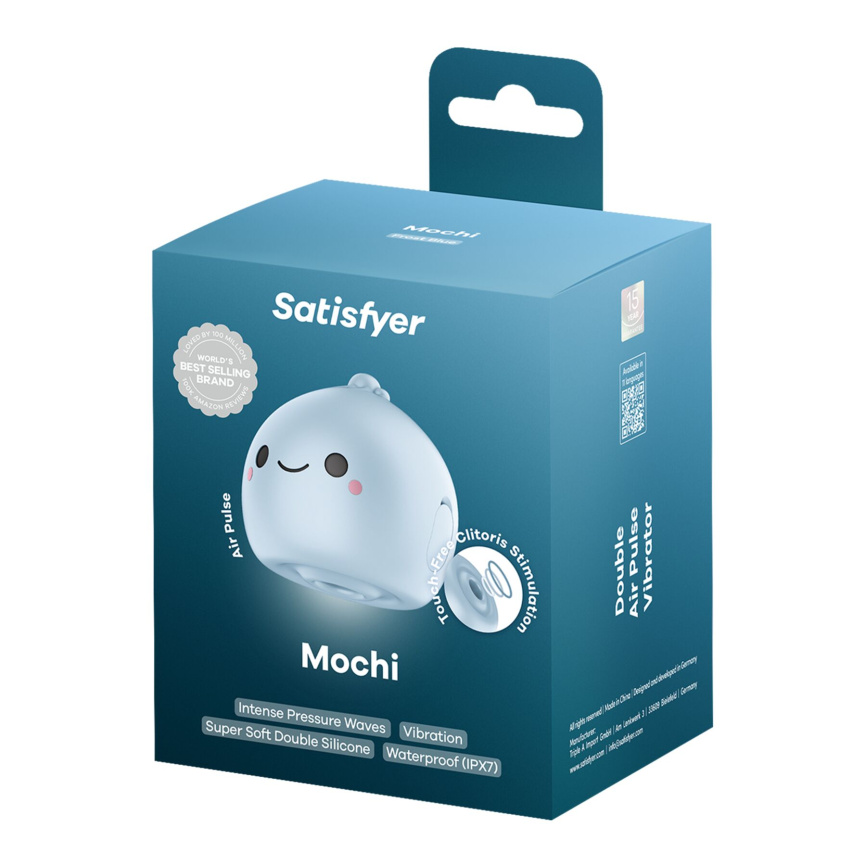 Вакуумний кліторальний стимулятор Satisfyer Mochi Frost Blue фото 5