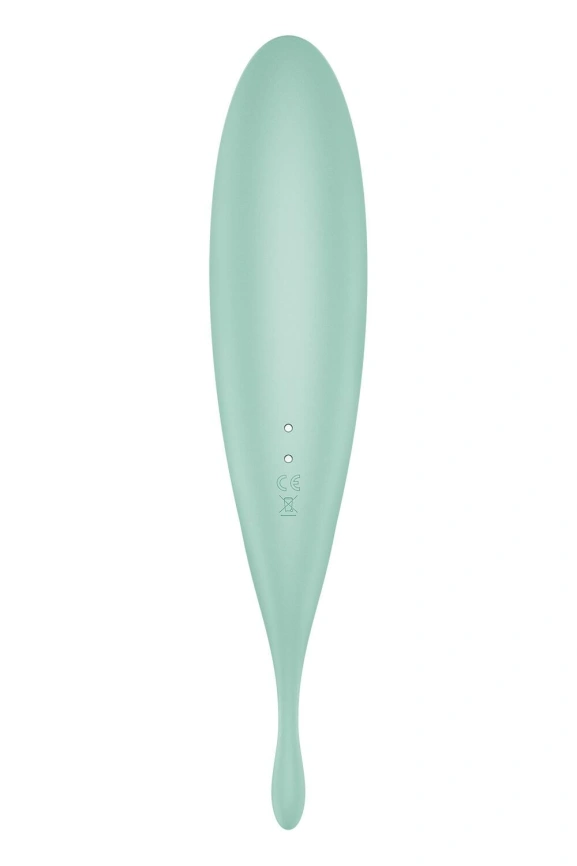 Смарт-вибратор для клитора с вакуумной стимуляцией Satisfyer Twirling Pro+ Mint фото 5