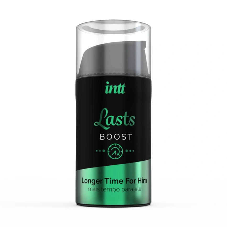 Пролонгатор для мужчин Intt Lasts (15 мл) с экстрактом гвоздики и мяты фото 2