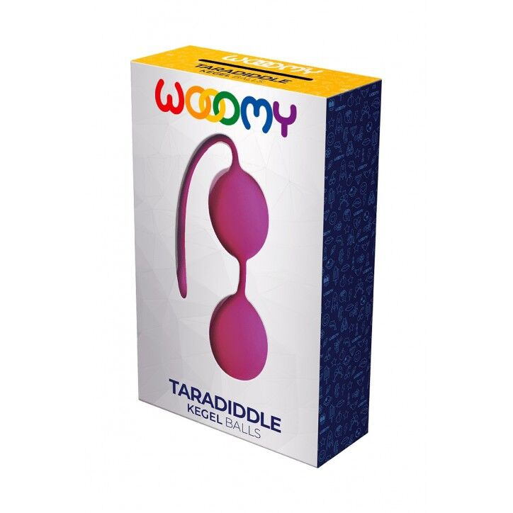 Вагінальні кульки Wooomy Taradiddle Kegel Ball, діаметр 3,5 см, маса 54 г фото 3