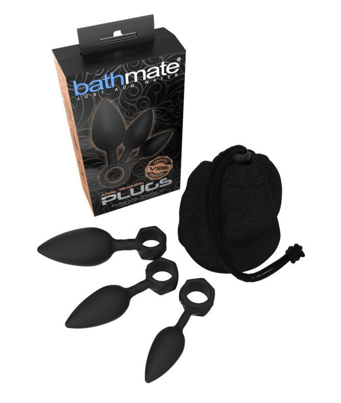 Набір анальних пробок Bathmate Anal Training Plugs, діаметр 2,5 см - 3,1см - 3,8см фото 3