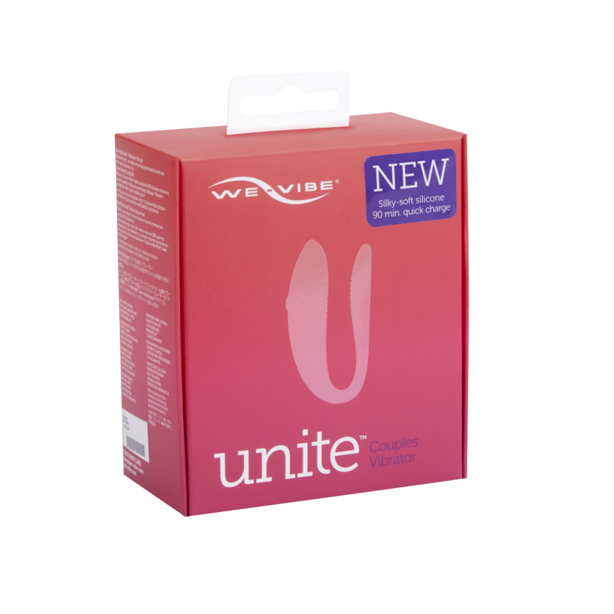 Недорогий вібратор для пар We-Vibe Unite Purple, однокнопковий пульт ДК фото 10