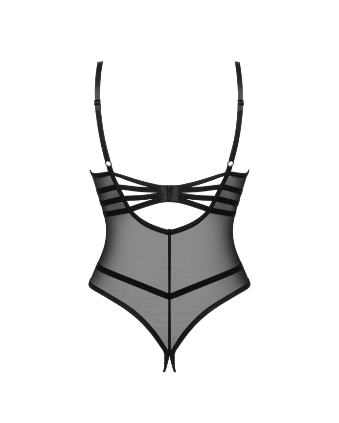 Боди Obsessive Roxelia crotchless teddy XL/2XL фото 4