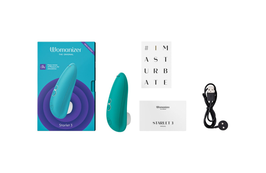 Вакуумний кліторальний стимулятор Womanizer Starlet 3 TURQUOISE фото 4