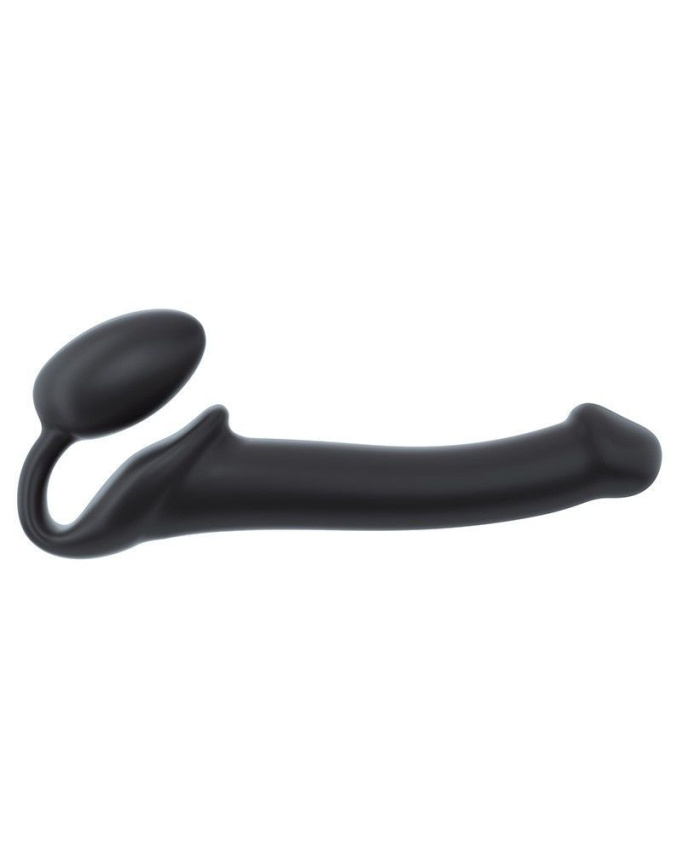 Безремінний страпон Strap-On-Me Black M, повністю регульований, діаметр 3,3 см фото 1