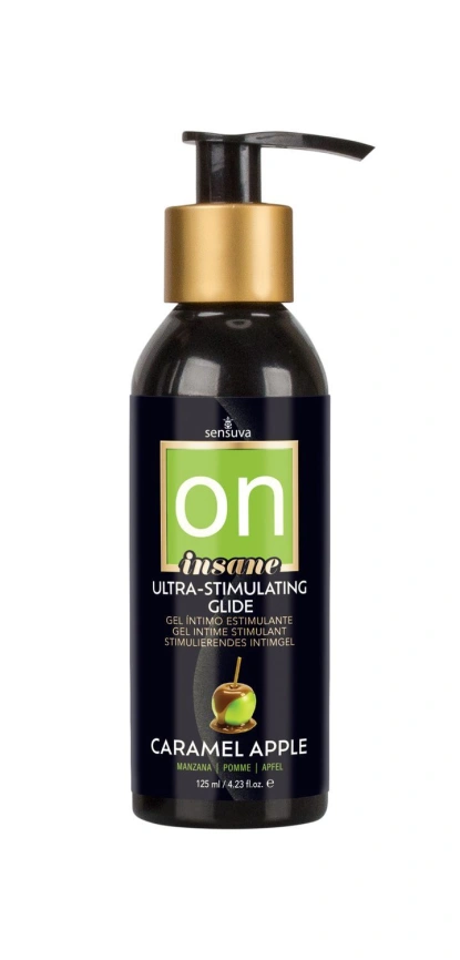 Возбуждающая смазка на гибридной основе Sensuva Ultra-Stimulating On Insane Caramel Apple (125 мл) фото 3