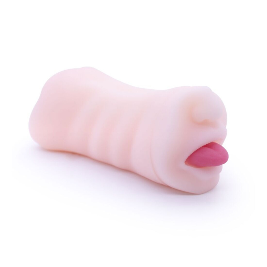 Двосторонній мастурбатор Men Powerup Eroticism: вагіна та ротик фото 6