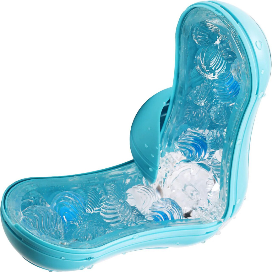 Мастурбатор Tenga Flip Orb — Ocean Blue, з можливістю зміни тиску та стимулювальними кульками всередині фото 8