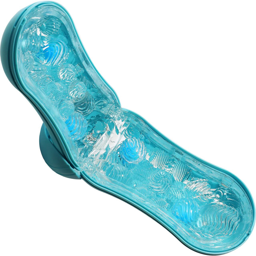 Мастурбатор Tenga Flip Orb — Ocean Blue, з можливістю зміни тиску та стимулювальними кульками всередині фото 2