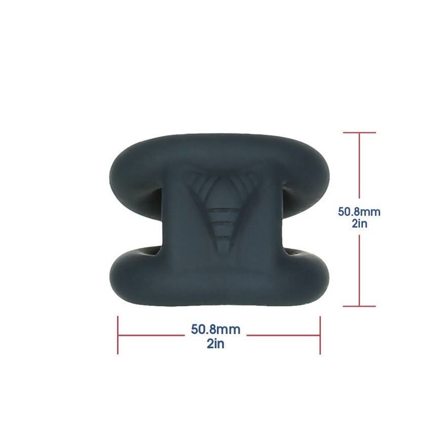 Подвійне ерекційне кільце LUX Active – Tug – Versatile Silicone Cock Ring фото 2