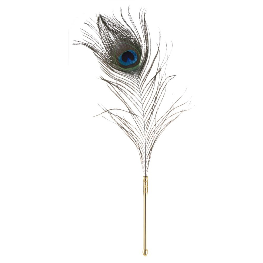 Лоскітка LOCKINK SEVANDA Natural Peacock Flirting Feather Tickler, пір’я павича та страуса фото 2