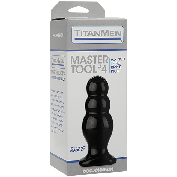 Анальний стимулятор Doc Johnson Titanmen Tools – Master, діаметр 6,6 см фото 2