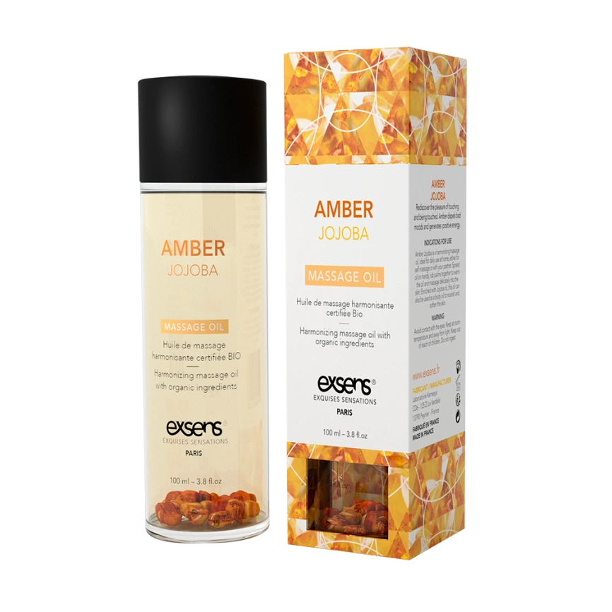 Массажное масло EXSENS Amber Jojoba (гармонизирующее с янтарем) 100мл, натуральное фото 1