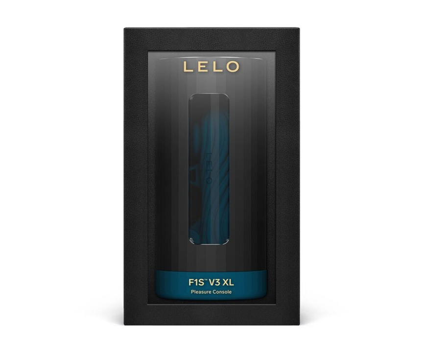 Смарт-мастурбатор LELO F1S V3 XL Teal, збільшений, 2 мотори, 8 режимів, стимуляція звуковими хвилями фото 4