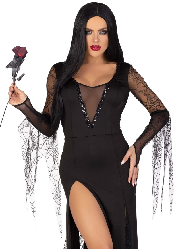 Костюм Мортиши Аддамс Leg Avenue Sexy Spooky Morticia L фото 1