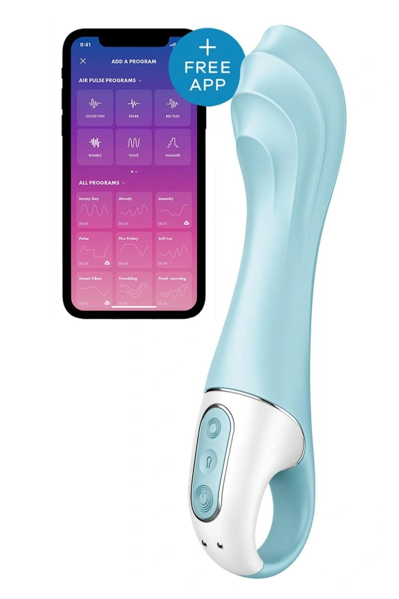 Смарт-вибратор точки G Satisfyer Air Pump Vibrator 5+, надувается фото 1