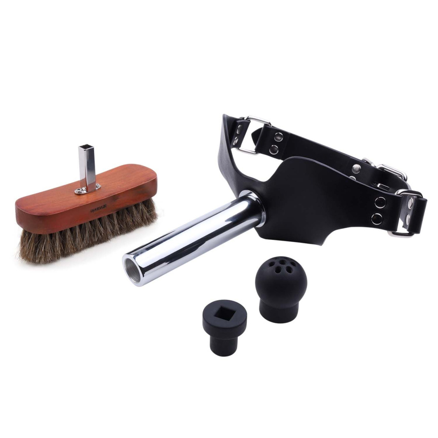 Набір для домінування LOCKINK SEVANDA Objectification Human Furniture Set, маска та 4 насадки фото 8