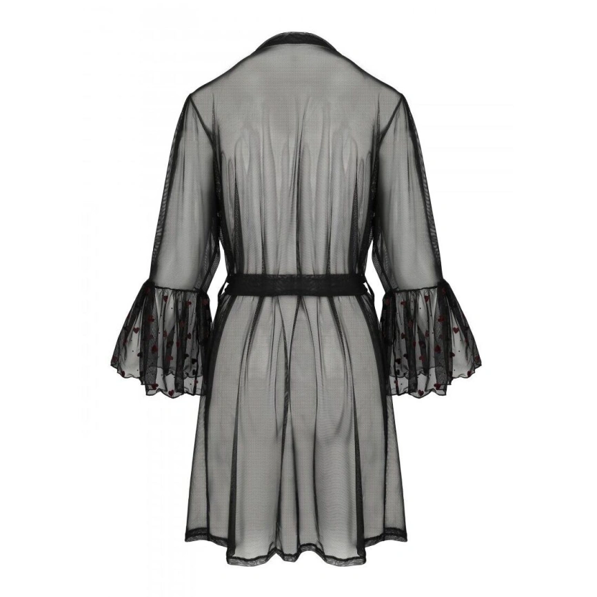 Воздушный пеньюар Passion LOVELIA PEIGNOIR L/XL, black фото 13