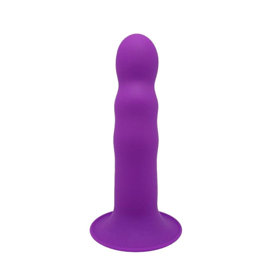 Дилдо з присоскою Adrien Lastic Hitsens 3 Purple, відмінно для страпона, діам. 4,1см, довжина 18,2см фото 1