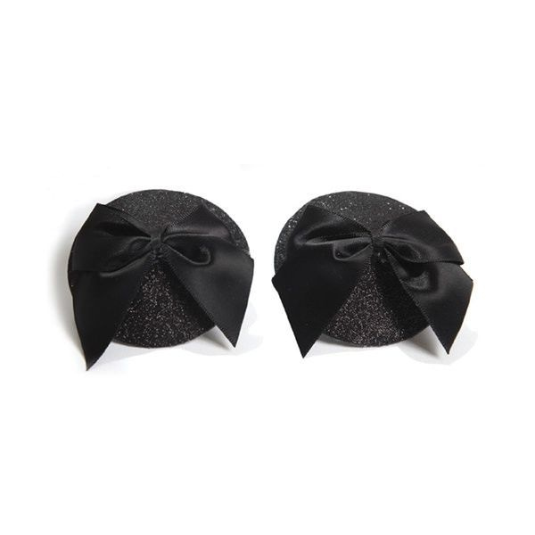 Пестіс Bijoux Indiscrets Burlesque pasties GLITTER and BOW фото 2