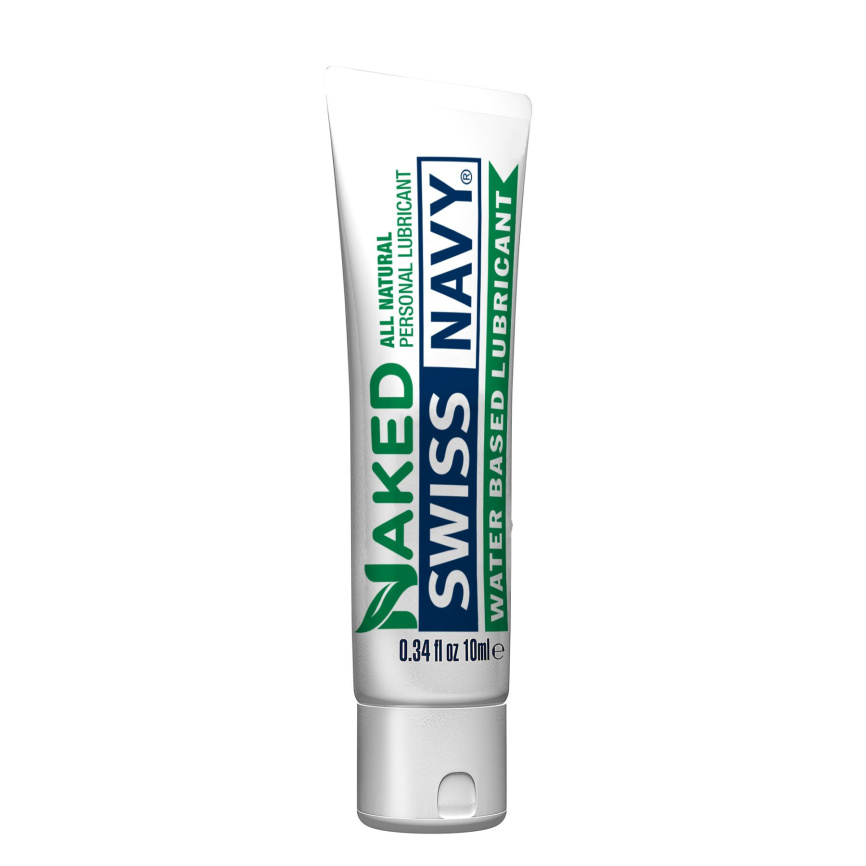 Лубрикант на водній основі Swiss Navy NAKED All Natural, 10 мл, для чутливої ​​шкіри фото 1