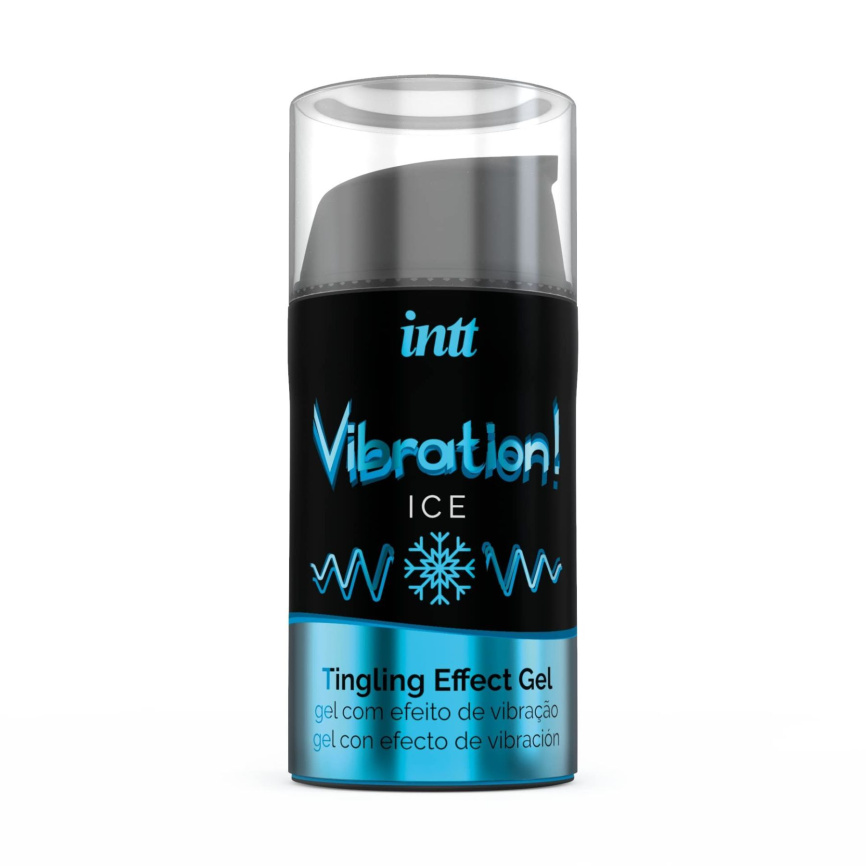 Рідкий вібратор Intt Vibration Ice (15 мл), густий гель, дуже незвичайний, діє до 30 хвилин фото 2
