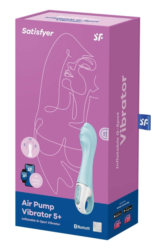 Смарт-вибратор точки G Satisfyer Air Pump Vibrator 5+, надувается фото 8