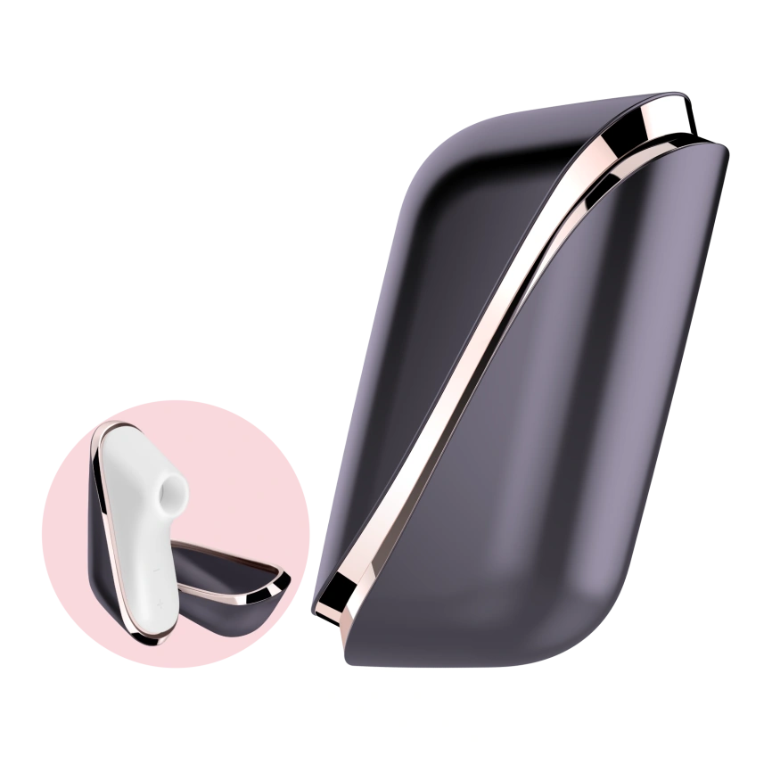 Вакуумный клиторальный стимулятор Satisfyer Traveler, корпус-чехол на магнитах фото 5
